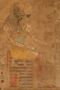 Anubis, the god of death from the Mortuary Temple of Queen Hatshepsut (c Anubis, the god of death from the Mortuary Temple of Queen Hatshepsut (c