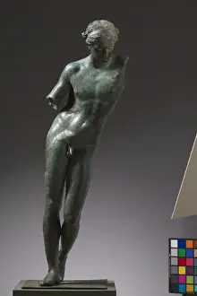 Androgynous Prints: Apollo the Python-Slayer, c. 350 BC (bronze, copper & stone inlay)
