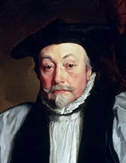 Archbishop William Laud (1573-1645) c.1635-37 (detail of 62513) Archbishop William Laud (1573-1645) c.1635-37 (detail of 62513)
