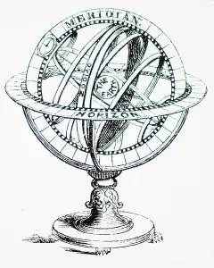 Astralobe Prints: An armillary sphere
