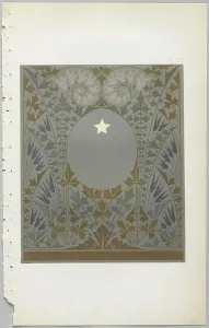 The art of decorative design : with an appendix, giving the hours of the day at which flowers open, published by Day & Son, London, 1862 (colour litho)