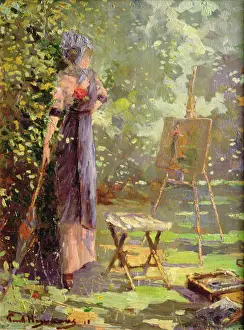 The Artists Model (panel)
