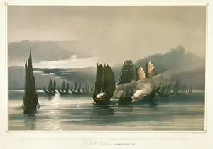 Attack on the pirate squadron of Chuiapoo