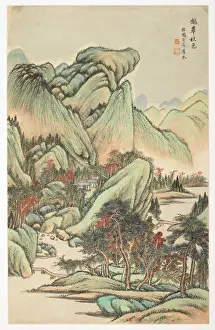 Autumnal Color Among Mount Quan and Mount Hua, from an album of 12 leaves, 1723 (ink & colour on paper) Autumnal Color Among Mount Quan and Mount Hua, from an album of 12 leaves, 1723 (ink & colour on paper)