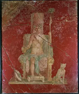 Enthroned Prints: Bacchus on a throne