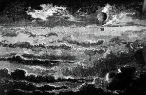 The balloon Geant among the clouds