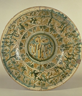 Basin, ceramic, Ferrara, Emilia-Romagna, Italy, 15th century