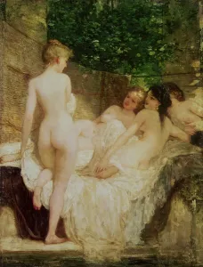 Images Dated 30th September 2021: After the Bath, c. 1880