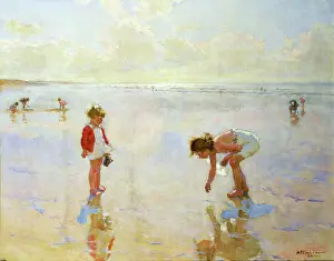 Watering Can Prints: Beach Scene