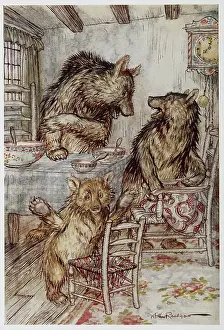 Prepared Dish Prints: The Three Bears