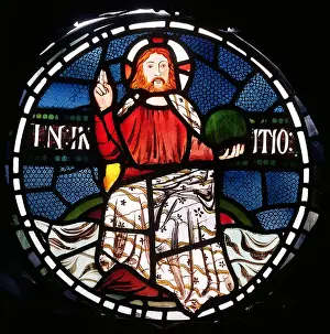 Pantocrator Prints: In the Beginning, detail from the Creation Window