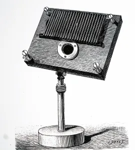 Microphone Prints: Bert & d'Arsonval, 1882