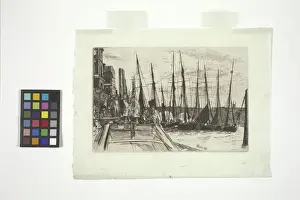 James Abbott McNeill Whistler Prints: Billingsgate (etching)