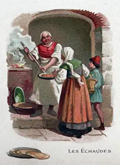 Bakerman Prints: Biscuits in the middle age, c.1910 (print)