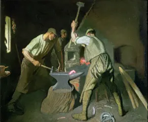 George Clausen Ra Prints: Our Blacksmith
