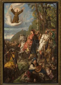 Jan Matejko Prints: Bohdan Khmelnytsky (Bogdan Khmelnitsky, 1595-1657) with Tuhay Bey (Tugai Bey