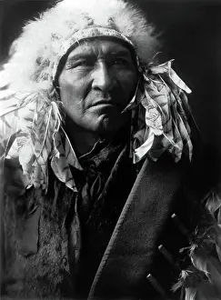 Plumes Prints: Bread, Apsaroke indian, c. 1908, photo Edward S. Curtis