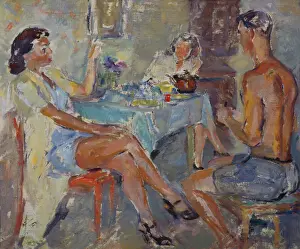Adolph Tidemand Prints: Breakfast (Eikvika)
