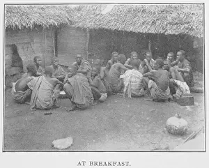 At Breakfast, illustration from In Afric's forest and jungle At Breakfast, illustration from In Afric's forest and jungle