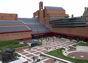 Pancras Prints: British Library Piazza