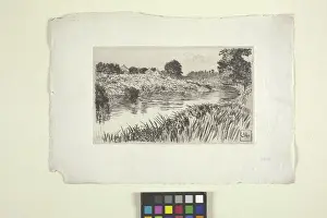 Otto Henry Bacher Prints: On The Bronx, 1900 (etching)
