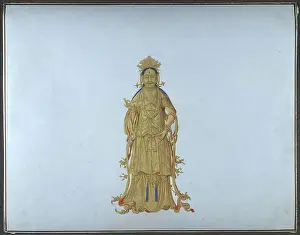 Buddhists Prints: A Buddhist deity