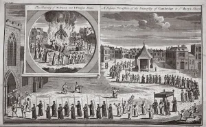 John Fox Prints: The burning of M. Bucer and Phagius Bones