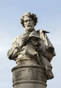 Bust of Sulpice Guillaume Chevalier, dit Gavarni (1804-1866), French draughtsman, lithographer Bust of Sulpice Guillaume Chevalier, dit Gavarni (1804-1866), French draughtsman, lithographer