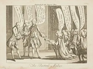 Distraction Prints: The Button Maker, 1770 (engraving)