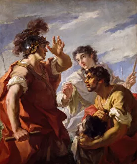 Caesar Before Alexandria, 1724-25 (oil on canvas)