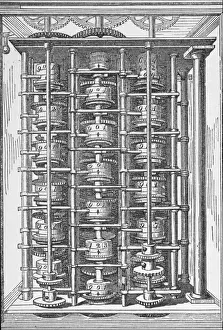 Calculating Machine Known as The Difference Engine from