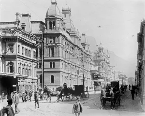 Cape Town: New Adderley Street, c.1914 ( b/w photo) Cape Town: New Adderley Street, c.1914 ( b/w photo)
