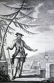 Pirate Prints: Captain Teach (Blackbeard)