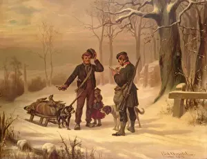 Franz Von Defregger Prints: Caught