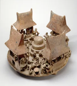 Nayarit Prints: Ceremonial centre (earthenware)