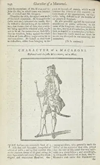 Dandy Prints: Character of a macaroni