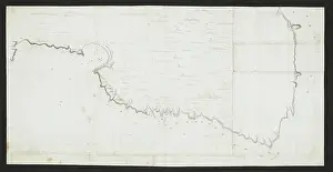 Chart of a coastline