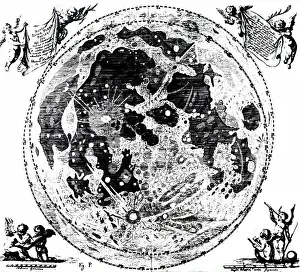 Features Prints: Chart of the Moon