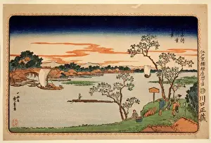 Cherry Tree Prints: Cherry Trees in Leaf Beside the Sumida River