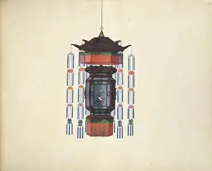 Gouache Prints: Chinese Lantern