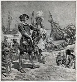 Discover Prints: Christopher Columbus, 1925
