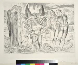The Circle of the Thieves: Agnolo Brunelleschi Attacked by a Six-Footed Serpent, Inferno The Circle of the Thieves: Agnolo Brunelleschi Attacked by a Six-Footed Serpent, Inferno