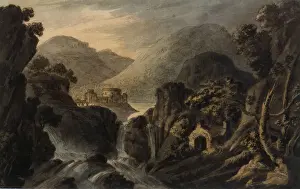 Classical landscape with cascade