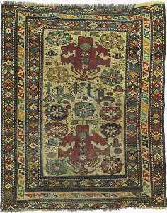 Close-up of a Sevan carpet, Armenia