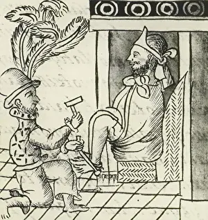 Theodor De Bry Prints: Codex of the conquest of Mexico: outbreak of war