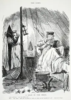 Unwell Prints: A cold in the head (litho)