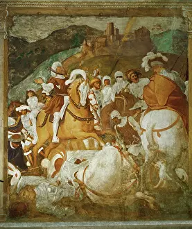 Luca Giordano Prints: The conversion of Saulus