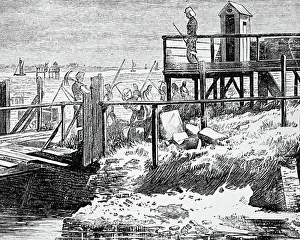 Convicts Prints: Convicts at work