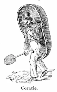 Propelled Prints: A coracle, 1850