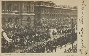 Army Service Prints: Coronation Procession, 1902 (postcard)